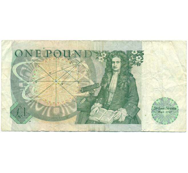 Банкнота 1 фунт 1982 года Великобритания (Банк Англии) (Артикул K11-121924)