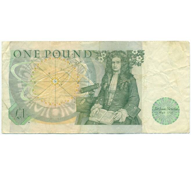 Банкнота 1 фунт 1982 года Великобритания (Банк Англии) (Артикул K11-121931)