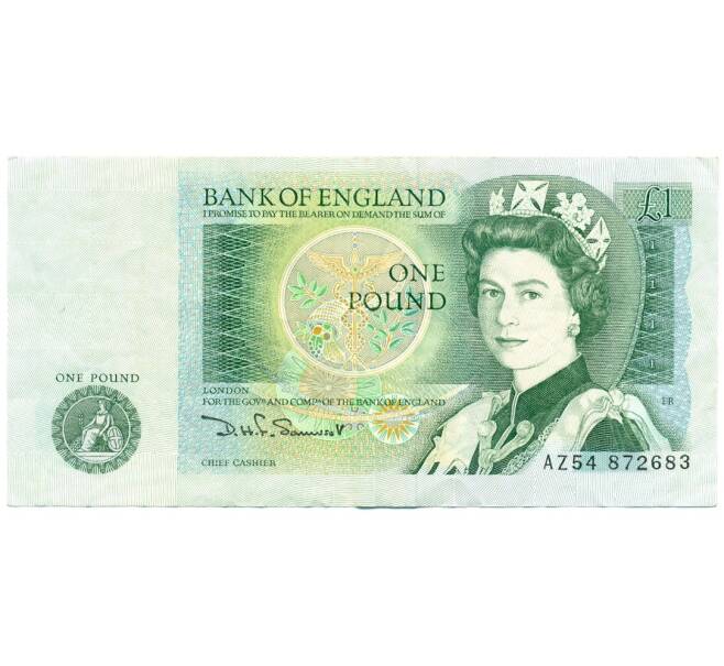 Банкнота 1 фунт 1982 года Великобритания (Банк Англии) (Артикул K11-121940)