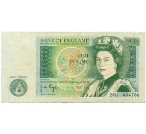 1 фунт 1978 года Великобритания (Банк Англии)
