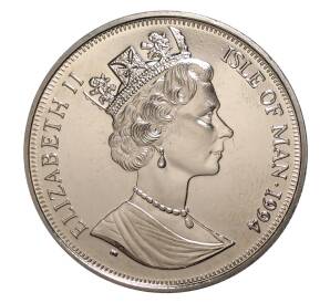 1 крона 1994 года Остров Мэн — Японский бобтейл — Фото №2