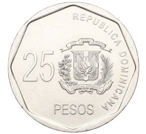 25 песо 2005 года Доминиканская республика