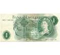 Банкнота 1 фунт 1970 года Великобритания (Банк Англии) (Артикул K11-122317)
