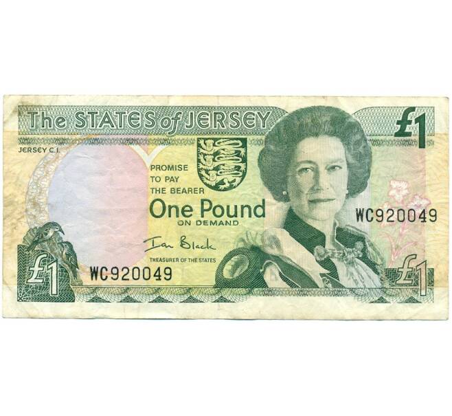 Банкнота 1 фунт 2000 года Джерси (Артикул K11-122375)