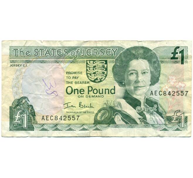 Банкнота 1 фунт 2000 года Джерси (Артикул K11-122377)