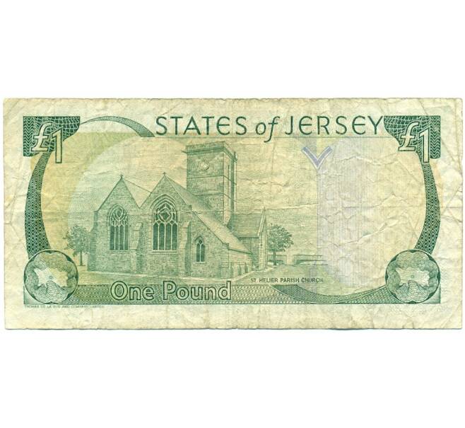 Банкнота 1 фунт 1989 года Джерси (Артикул K11-122385)
