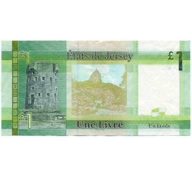 Банкнота 1 фунт 2018 года Джерси (Артикул K11-122393)