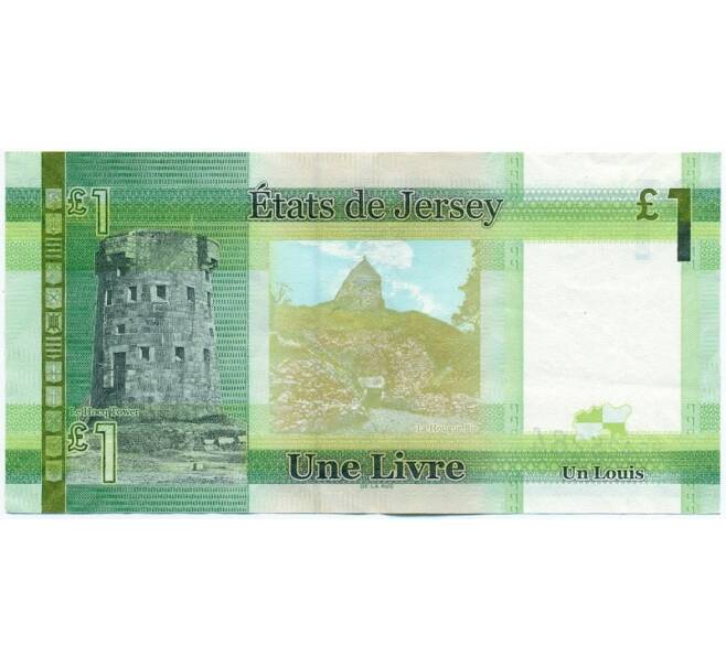 Банкнота 1 фунт 2018 года Джерси (Артикул K11-122394)