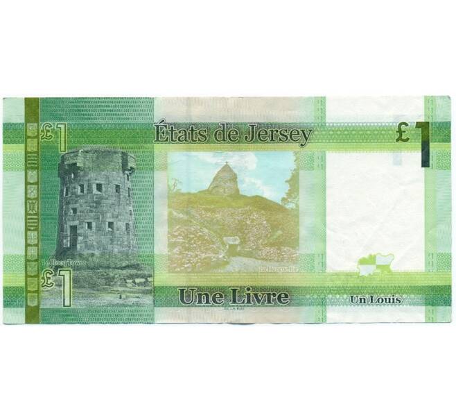 Банкнота 1 фунт 2018 года Джерси (Артикул K11-122397)