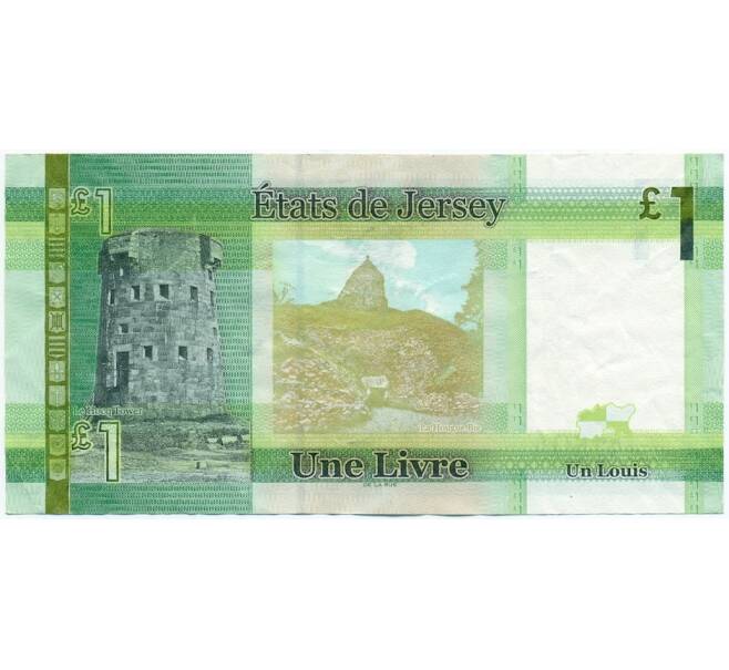 Банкнота 1 фунт 2018 года Джерси (Артикул K11-122403)