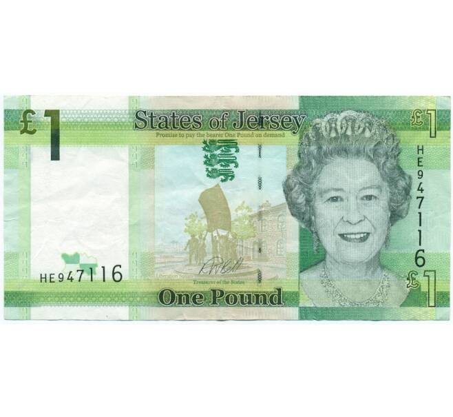 Банкнота 1 фунт 2018 года Джерси (Артикул K11-122404)