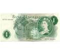 Банкнота 1 фунт 1970 года Великобритания (Банк Англии) (Артикул K11-122430)