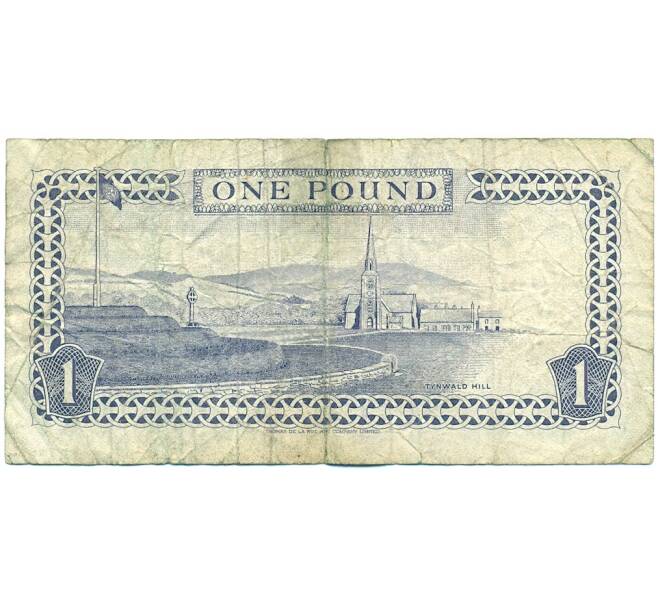 Банкнота 1 фунт 1991 года Остров Мэн (Артикул K11-122436)
