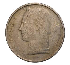 5 франков 1966 года Бельгия — Надпись на фламандском (BELGIE) — Фото №1