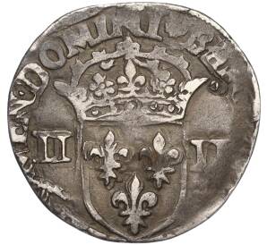 1/4 экю 1598-1610 года Франция (Генри IV)