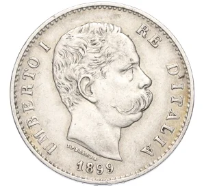 1 лира 1899 года R Италия