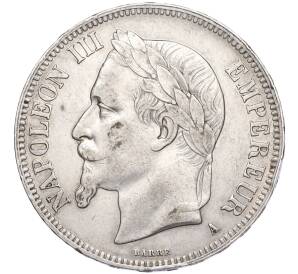 5 франков 1868 года А Франция — Фото №2