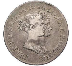 5 франков 1808 года Лукка и Пьомбиньо