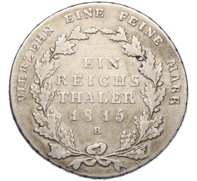 Монета 1 рейхсталер 1815 года В Пруссия (Артикул K11-122657)