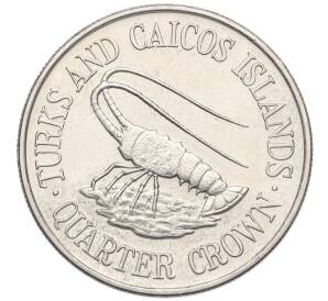 1/4 кроны 1981 года Теркс и Кайкос — Фото №1