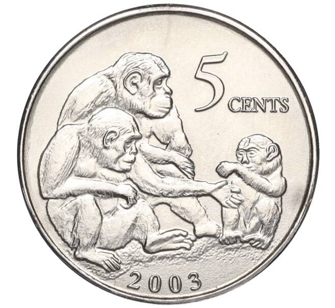 Монета 5 центов 2003 года Либерия (Артикул T11-03525)