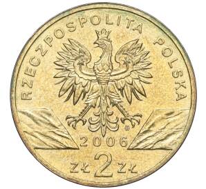 2 злотых 2006 года Польша «Всемирная природа — Сурок» — Фото №2