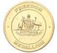 Медалевидный жетон «Австралия помнит — 50 лет свободы» 1995 года Австралия (Артикул K11-122670)