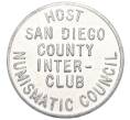 Жетон Американского Нумизматического Общества (ANA) «Сан Диего — 92-й юбилейный съезд» 1983 года США (Артикул K11-122680)