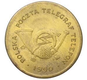 Телефонный жетон «Польская Почта — C» 1990 года Польша