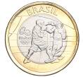 Монета 1 реал 2016 года Бразилия «XXXI летние Олимпийские Игры в Рио-де-Жанейро 2016 — Бокс» (Артикул M2-72292)