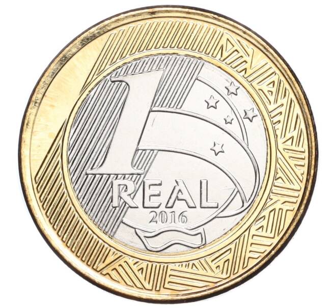 Монета 1 реал 2016 года Бразилия «XV летние Паралимпийские игры в Рио-де-Жанейро 2016 — Том» (Артикул M2-72296)