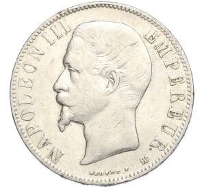 5 франков 1855 года ВВ Франция — Фото №2