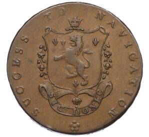 Токен 1/2 пенни 1793 года Великобритания (Манчестер)