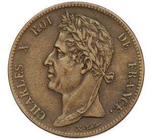 5 центов 1825 года Французские Колонии (Французская Вест-Индия)