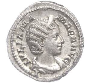 Денарий 225-235 года Римская империя (Юлия Мамея) в мини-слабе ННР (XF)