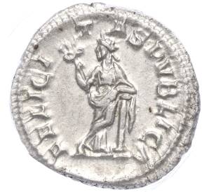 Денарий 225-235 года Римская империя (Юлия Мамея) в мини-слабе ННР (XF)