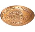 Жетон из монеты «Карантания — замок Хохостервиц (бомбарда)» Австрия (Артикул K11-122816)