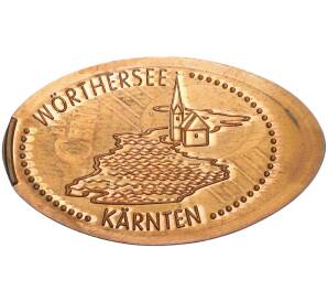 Жетон из монеты «Карантания — озеро Вотерзее» Австрия