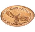 Жетон из монеты «Адлер Арена (птичий парк) — замок Ландскрон» Австрия (Артикул K11-122821)
