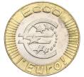 Монтовидный жетон «Ecco — 1 евро» 1998 года Италия (Артикул K11-122828)