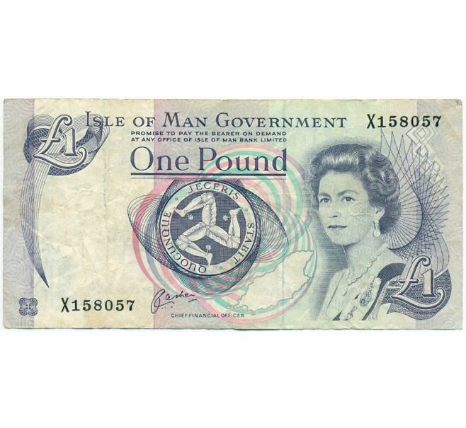 Банкнота 1 фунт 1991 года Остров Мэн (Артикул K11-123075)