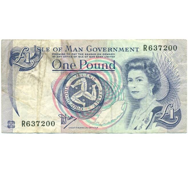 Банкнота 1 фунт 1990 года Остров Мэн (Артикул K11-123080)