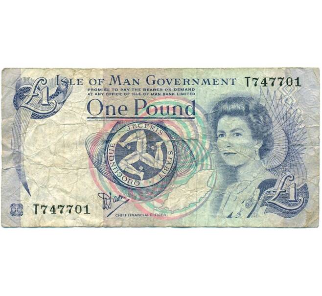 Банкнота 1 фунт 1990 года Остров Мэн (Артикул K11-123081)