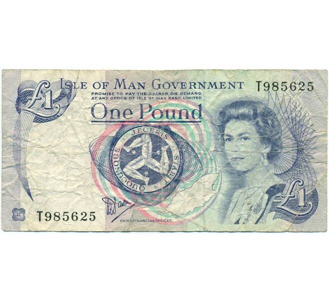 Банкнота 1 фунт 1990 года Остров Мэн (Артикул K11-123085)