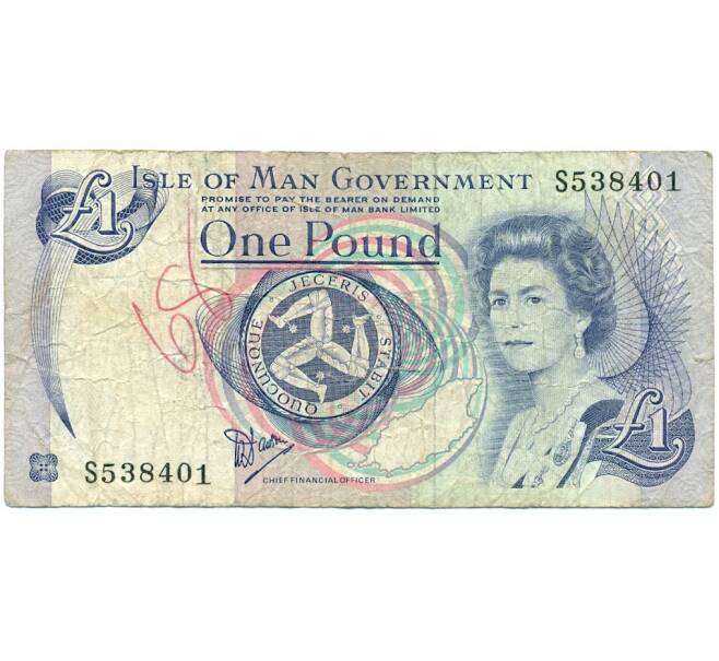 Банкнота 1 фунт 1990 года Остров Мэн (Артикул K11-123088)