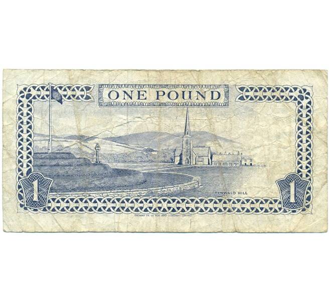 Банкнота 1 фунт 1990 года Остров Мэн (Артикул K11-123089)