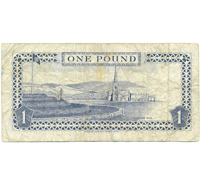 Банкнота 1 фунт 1990 года Остров Мэн (Артикул K11-123092)