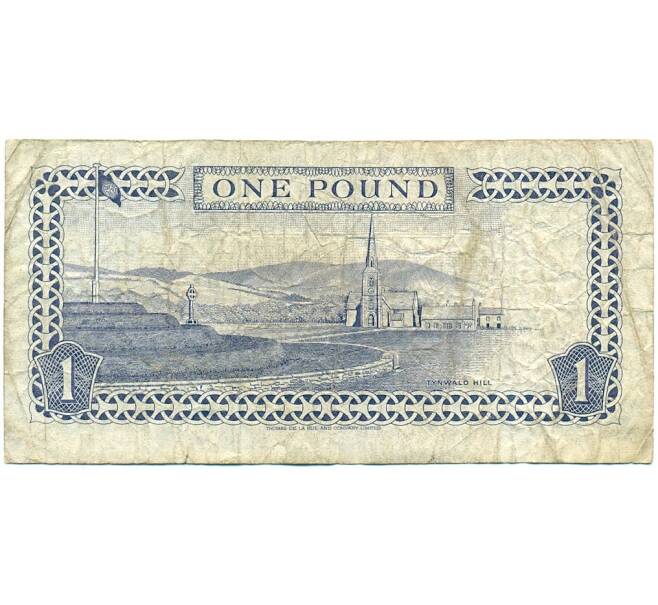 Банкнота 1 фунт 1990 года Остров Мэн (Артикул K11-123094)