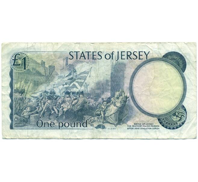 Банкнота 1 фунт 1976 года Джерси (Артикул K11-123100)