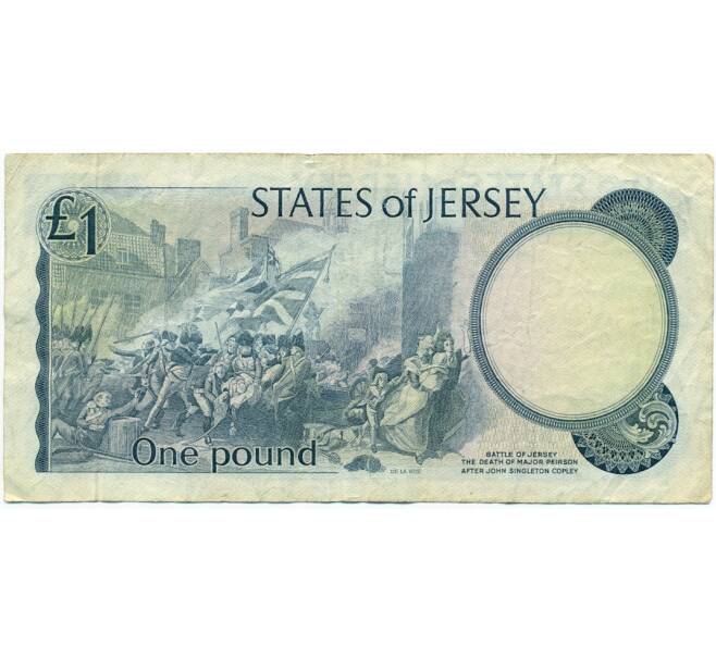 Банкнота 1 фунт 1976 года Джерси (Артикул K11-123102)